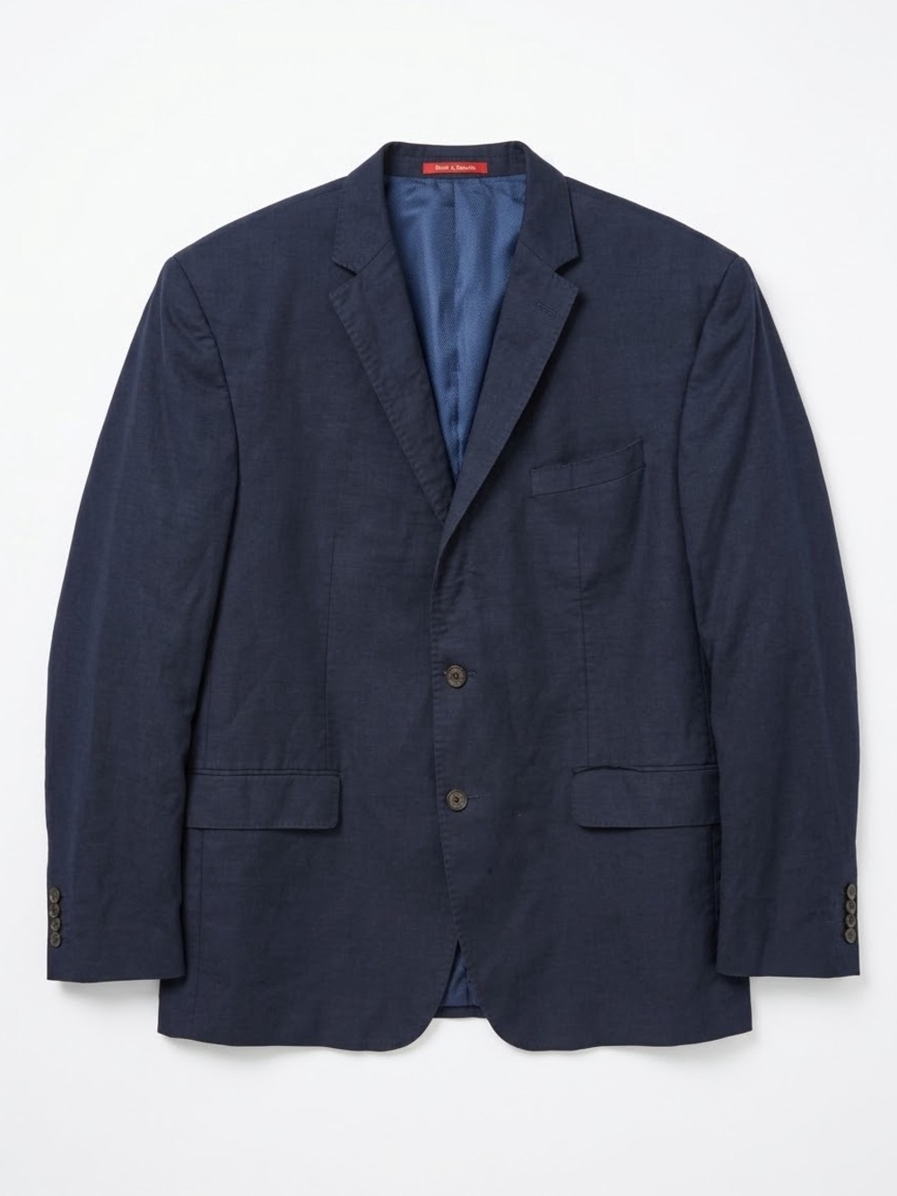 Loro Piana Blazer Men’s 48 R Navy Blue Wool